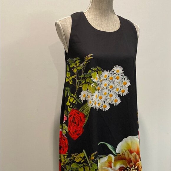 Floral Sheath Midi Dress for Weddings SMALL MEDIUM FIT - Picture 3 of 13